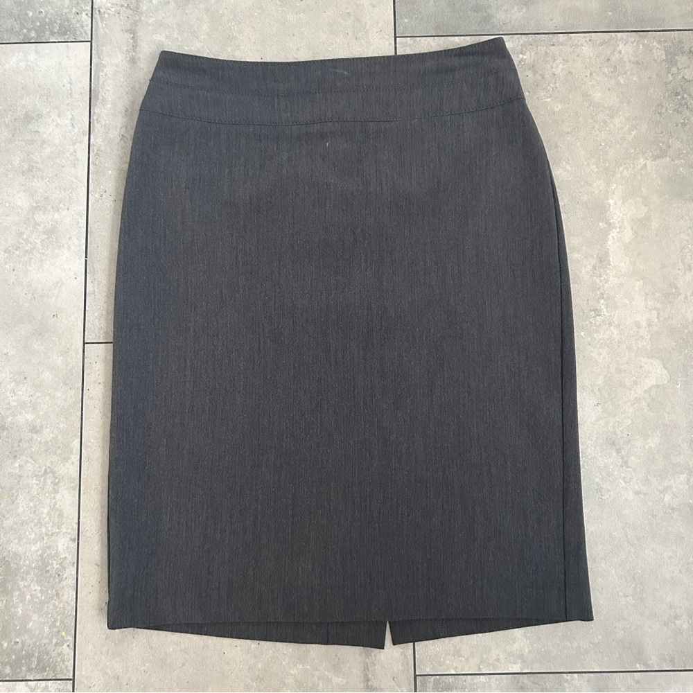 Forever 21 dark gray business casual pencil skirt small